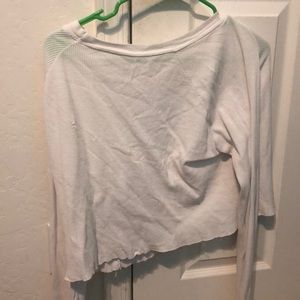 white brandy melville/john galt long sleeve shirt